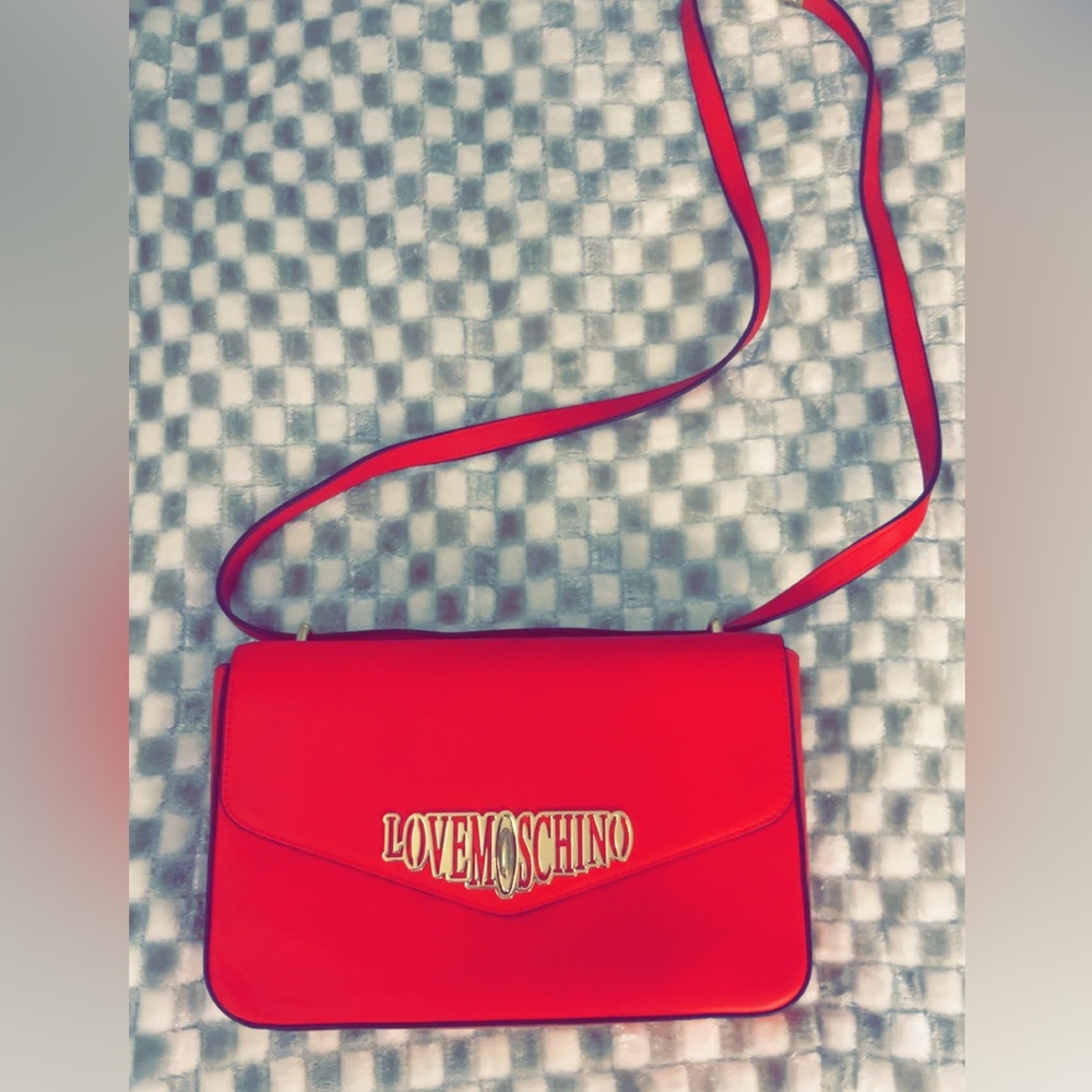 Red Love moschino purse
